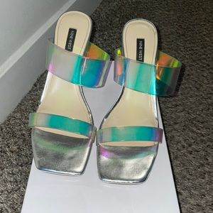 Heeled Slide Sandal